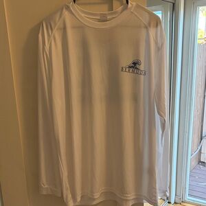 Bermuda Men’s White SPF Performance Long Sleeve
